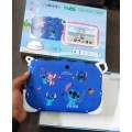 Tablet Kids Stitch con Android 13 actualizable y memoria de 250GB. 5 modelos infantiles. Incluye cargador, audífonos, lápiz inteligente para Android, stickers y lentes 3D. Ideal para aprendizaje, juegos. Venta por mayoreo 