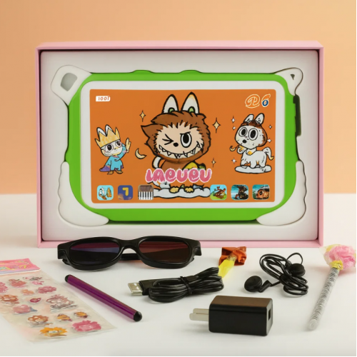 Tablet Kids Labubu con Android 13 actualizable y memoria de 250GB, 5 colores variados. Incluye cargador, audífonos, lápiz inteligente para Android, stickers y lentes 3D. Ideal para niños. Venta por mayoreo Tablet Kids Labubu con Android 13 actualizable y memoria de 250GB, 5 colores variados. Incluye cargador, audífonos, lápiz inteligente para Android, stickers y lentes 3D. Ideal para niños. Venta por mayoreo