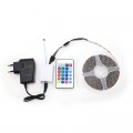 Tira LED flexible RGB modelo DD2835 con control remoto de colores, ideal para decoración hogar, TV o eventos. Venta al por mayor