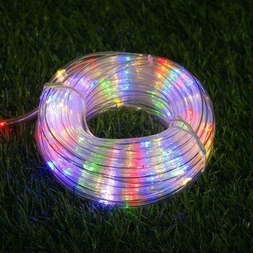 Luz de manguera guirnalda impermeable al aire libre, luces LED decoradas para fiestas y navidad MULTICOLOR 15M DP-10102