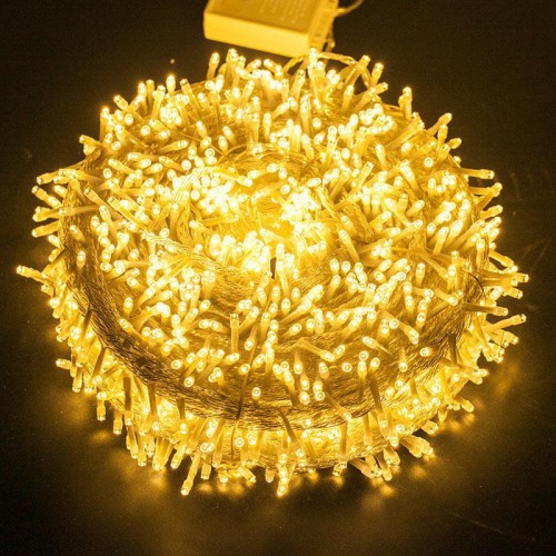 Tira de luces LED de 30 metros con conexión directa a 110V, luz cálida, para decoración de interiores, fiestas, jardines, navidad. Venta por mayoreo DP-1082