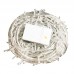 Tira de luces LED blancas de 30 metros con conexión directa 110v de cable transparente DP-1084