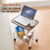 Mesa Auxiliar Multiusos con Canastilla y Ruedas para Hogar y Oficina por Mayoreo DP-12092