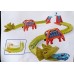 Pista de autos de dinosaurio juguetes para niños DREAMTOY 946