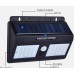 Lámpara 80 LEDS de pared solar para exteriores con sensor DT171