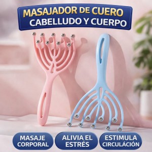 Masajeador Manual de Cuero Cabelludo y Corporal por Mayoreo DX8324