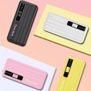Power Bank portátil 8000 mAh con indicador LED de carga, diseño compacto y colores surtidos, modelo DY-8013, venta por mayoreo