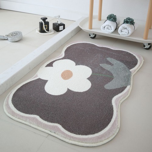 Alfombrilla antideslizante de flores 60*40cm DZ27