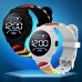 Smartwatch DZB-2363 con correa arcoíris de silicón, pantalla digital a color, monitoreo de salud, notificaciones y reloj deportivo, venta por mayoreo