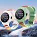 Smartwatch DZB-2363 con correa arcoíris de silicón, pantalla digital a color, monitoreo de salud, notificaciones y reloj deportivo, venta por mayoreo