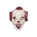 Máscara de payaso terrorífica tipo pennywise para halloween, fabricada en plástico resistente con liga elástica, modelo EHX-10191, venta por mayoreo