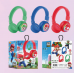 Audífonos con diseño temático de Super Mario, en colores rojo, azul y verde. Venta por mayoreo EJ-01125