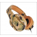 Auriculares estilo camuflaje