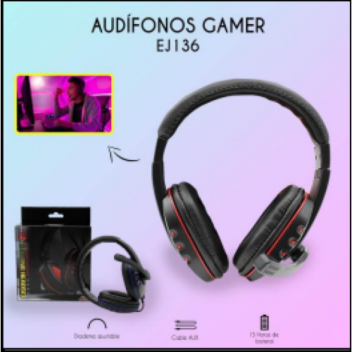  AUDIFONOS GAMER CON MICROFONO