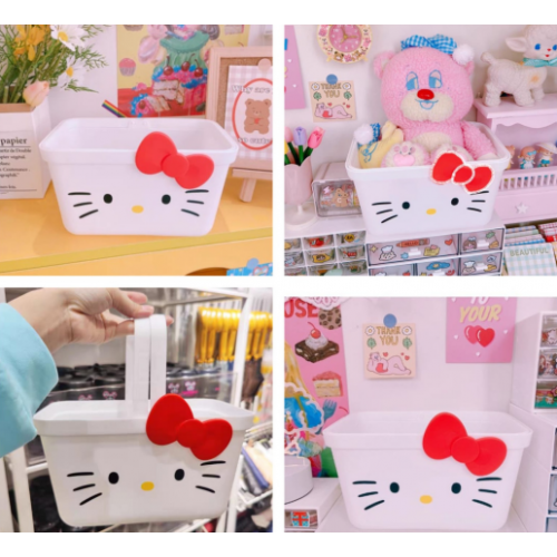 Cesta de almacenamiento hello kitty F-7528068