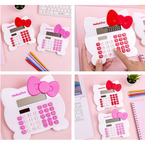 Calculadora solar de Hello Kitty F-JSQJL