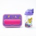 Juego de lonchera + botella 650ml Infantil Lunch Box  Escolar FH108