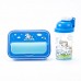 Juego de lonchera + botella 650ml Infantil Lunch Box  Escolar FH108