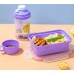 Juego de lonchera + botella 650ml Infantil Lunch Box  Escolar FH109