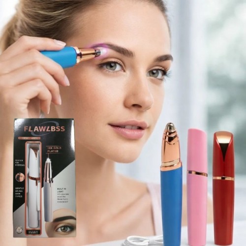 Recortador de cejas eléctrico depilador portátil multifuncional, recargable USB. Colores variados negro, rosa, rojo y blanco. Venta al por mayor