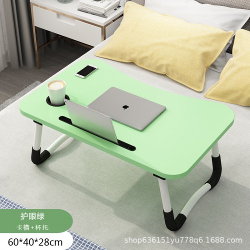 Mesa plegable para trabajo con espacio para vaso y tablet FQ-24