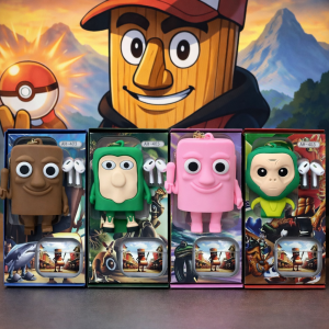 Audífonos Inalámbricos Infantiles Tipo Caricatura con Estuche Decorativo – Venta por Mayoreo FR-8802