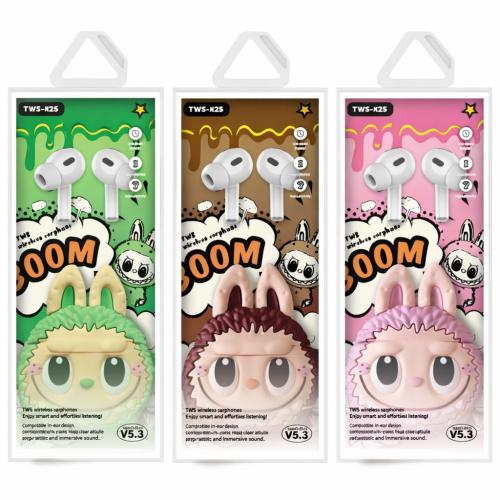 Audífonos Inalámbricos TWS Diseño Caricatura para Niños y Jóvenes Mayoreo FR-9092