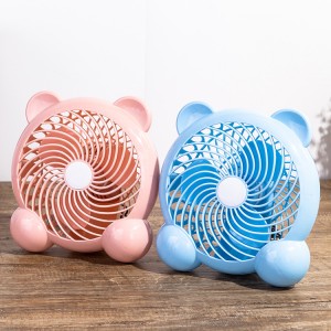 Ventilador de 7” con diseño de orejas, silencioso y portátil, ideal para mayoreo, FS-1123