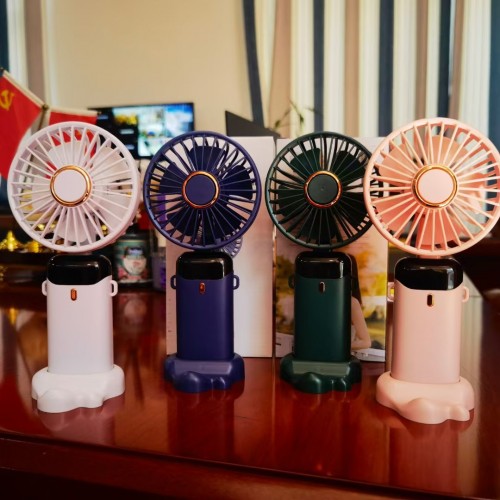 Ventilador portátil N15 recargable, con clip y base, ideal para escritorio, viaje o hogar, por mayoreo, FS-1143
