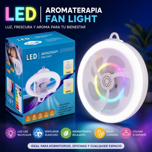 Ventilador de techo RGB con luz LED y función de aromaterapia, ideal para refrescar habitaciones, salas, recámaras, oficinas y espacios interiores. Por mayoreo Ventilador de techo RGB con luz LED y función de aromaterapia, ideal para refrescar habitaciones, salas, recámaras, oficinas y espacios interiores. Por mayoreo