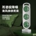 Ventilador de escritorio triple cabezal, recargable, silencioso, portátil, colores variados, venta al por mayor, FS-1150 