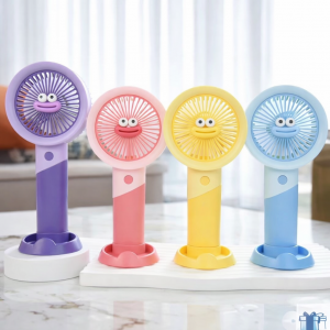 Ventilador Portátil Infantil con Diseño de Carita por Mayoreo FS-4037