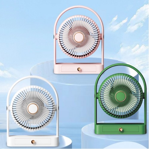 Ventilador de escritorio con diseño moderno y minimalista, recargable USB, venta por mayoreo. FS-4433