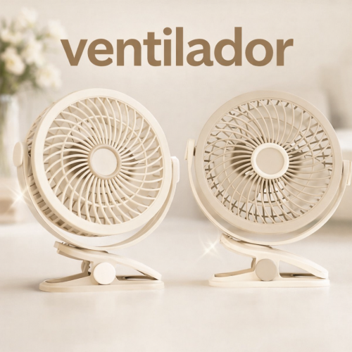 Ventilador de Escritorio Portátil con Clip por Mayoreo FS-4604