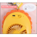 Mini ventilador de osito recargable