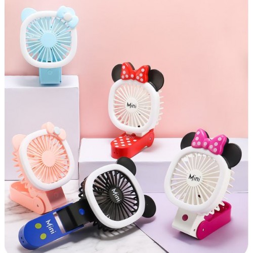 Ventilador portátil recargable en forma Mickey Mouse  FS226