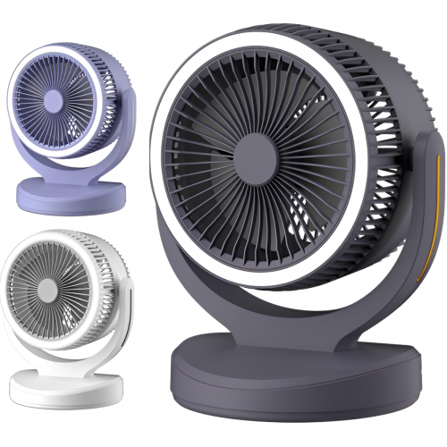 Ventilador de circulación de aire con luz nocturna recargable FS282