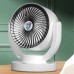 Ventilador oscilante recargable de escritorio, portátil de 21cm*27cm, Mayoreo FS284