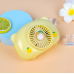 Mini ventilador de frutas de colores pastel recargable FS314