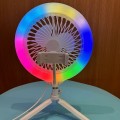 Aro de luz con trípode con pequeño ventilador de mesa, Mayoreo FS346