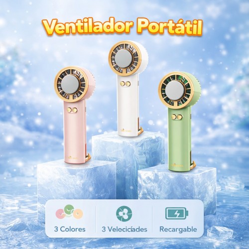 Ventilador enfriador de mano portátil, pequeño con carga USB, Mayoreo FS347