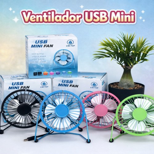 Mini ventilador de metal de 6 pulgadas USB FS69