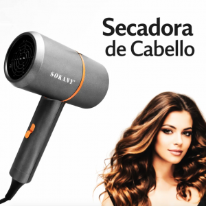 Secadora de cabello 1200W con aire frío y caliente, incluye difusor. Diseño compacto y práctico. Ideal para uso diario. Venta por mayoreo