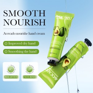 Crema de manos con extracto de aguacate, hidrata profundamente, suaviza la piel seca y reduce líneas finas venta al por mayor FYK08916