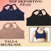 Top deportivo para mujer con push up M/L/XL/XXL FZ123