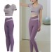 Conjunto deportivo para mujer a juego (Pantalones + Manga Corta) FZ124