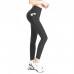  Pantalones De Yoga De Cintura Alta Tipo Push Up, COLOR NEGRO/AZUL TAMAÑO: M/L/XL FZ147