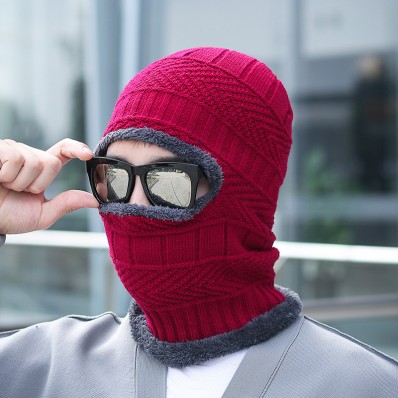 Gorros de lana de redecilla,gorro de protección para las orejas.PASAMONTAÑAS,4 COLORES SURTIDOS FZ230