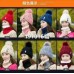 Conjunto de gorro aprueba de viento para mujer con pompon en el gorro FZ237