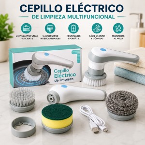 Cepillo Eléctrico de Limpieza Multifuncional por Mayoreo